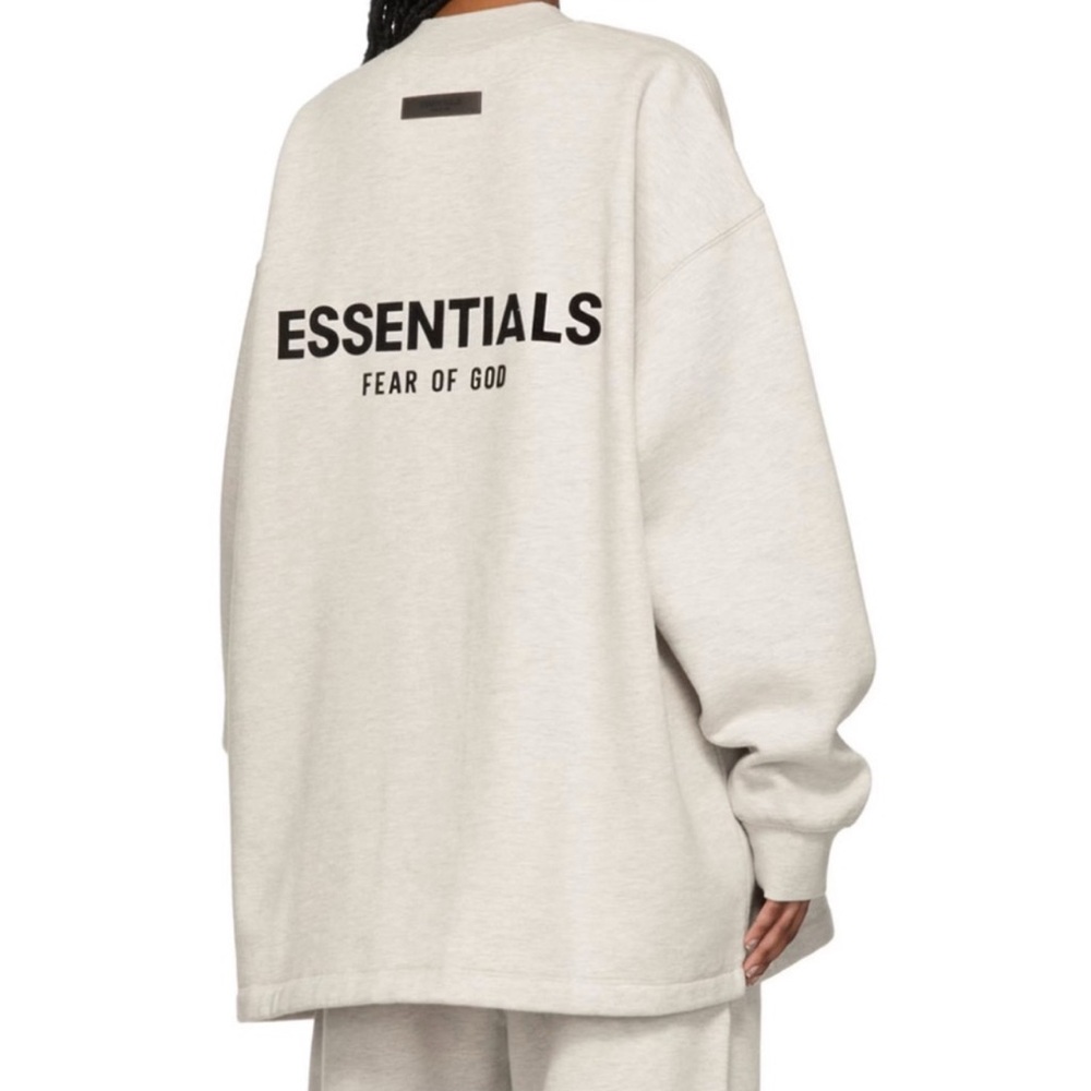 BNWB Essentials Relaxed Crewneck in Light Oatmeal (oversized)